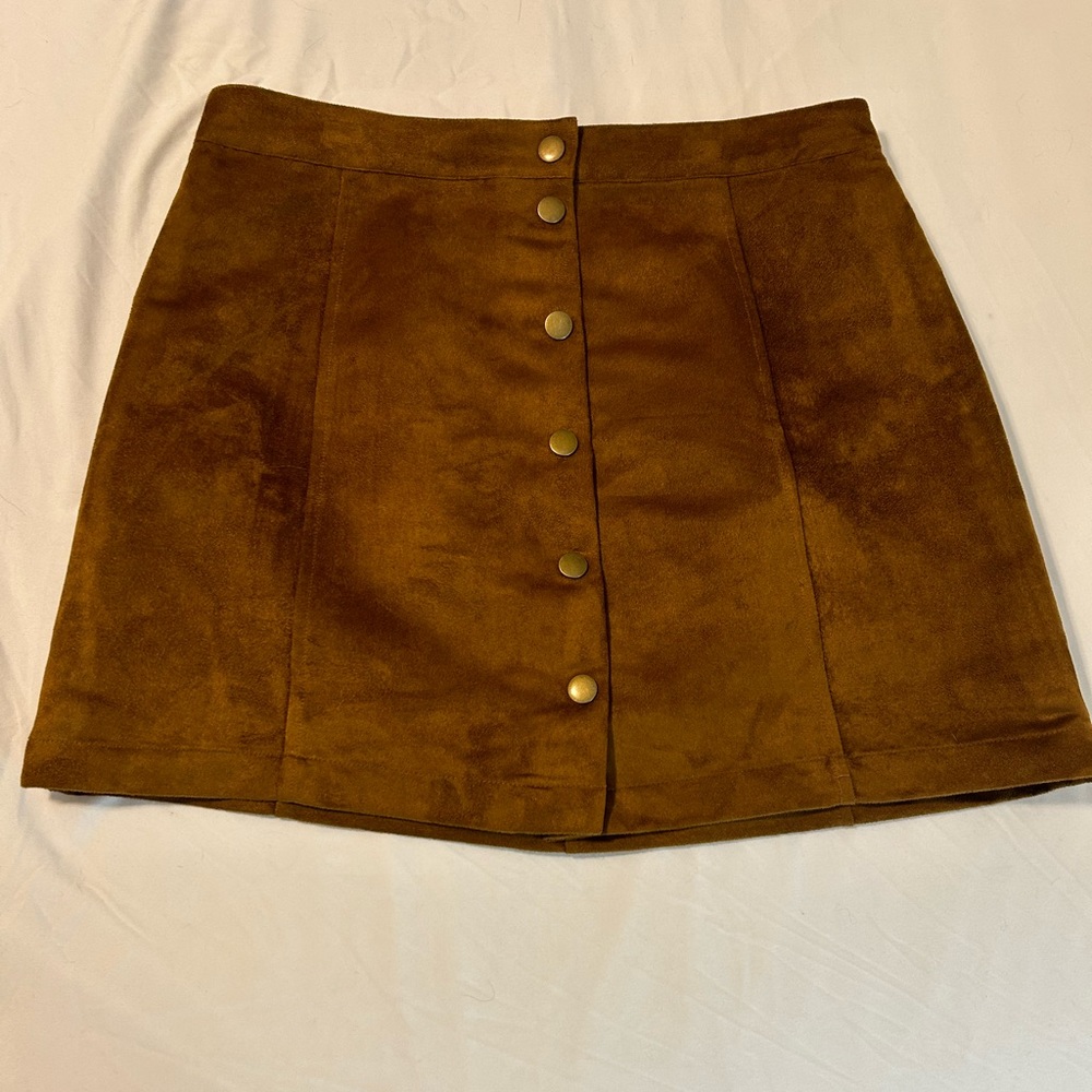 Old Navy suede mini skirt